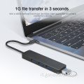 Slim esterno USB 3.0 Hubs 5Gbps Super Speed